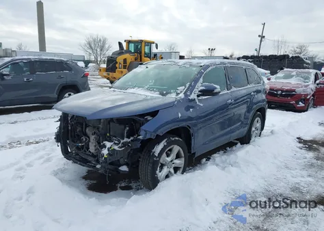 2015 Toyota Highlander Limited V6 from USA, damaged, VIN 5TDDKRFH0FS155201